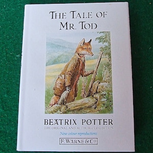 Beatrix Potter &quot;The Tale of Mr Todd&quot; 1990th in very good condition with dust jacket