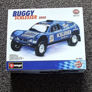 Burago 1 24 metal kit Car Buggy Schlesser 2000 Renault Build with Box