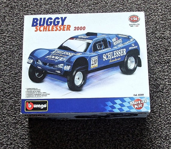 Burago 1 24 Metal Kit Car Buggy Schlesser 2000 Renault Build With Box 