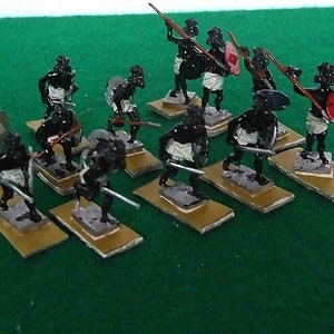 Wargames 12 X 28MM Sudan  Beja  Hadandawa  Mahdist Warriors Miniature  Figures