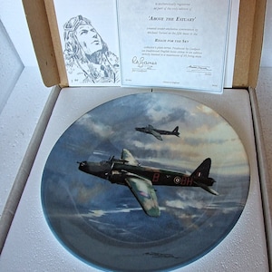 Coalport Collectors Plate, Dawn Patrol, Reach for the Sky