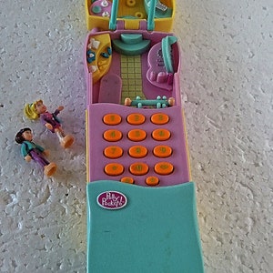 2000 Polly Pocket Mobile phone with Cafe and  boutique