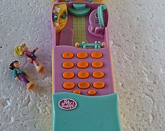2000 Polly Pocket Telefon komórkowy z kawiarnią i butikiem