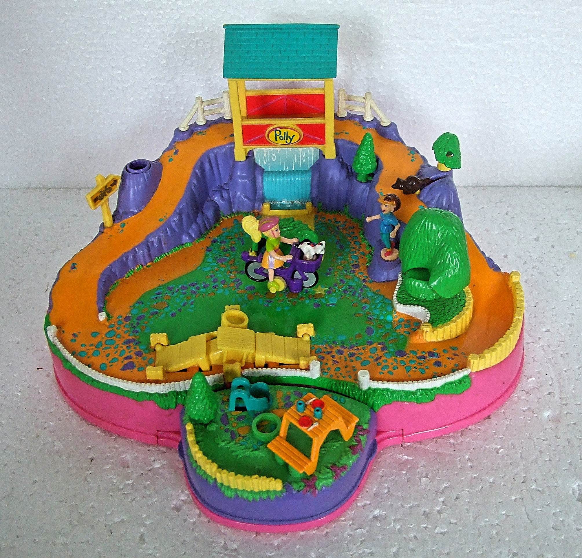 Vintage 1998 Polly Magical Moving Action Park - Etsy