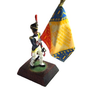 vintage 54 mm alymer French Flag Bearer  1808-1814