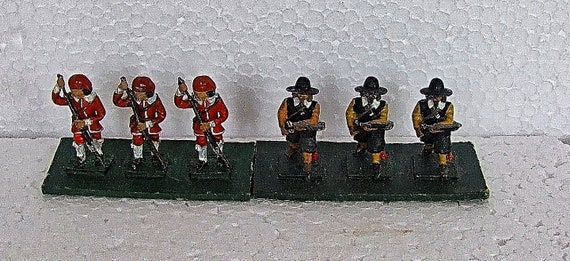 Wargames Miniatures 6 Vintage 25mm 