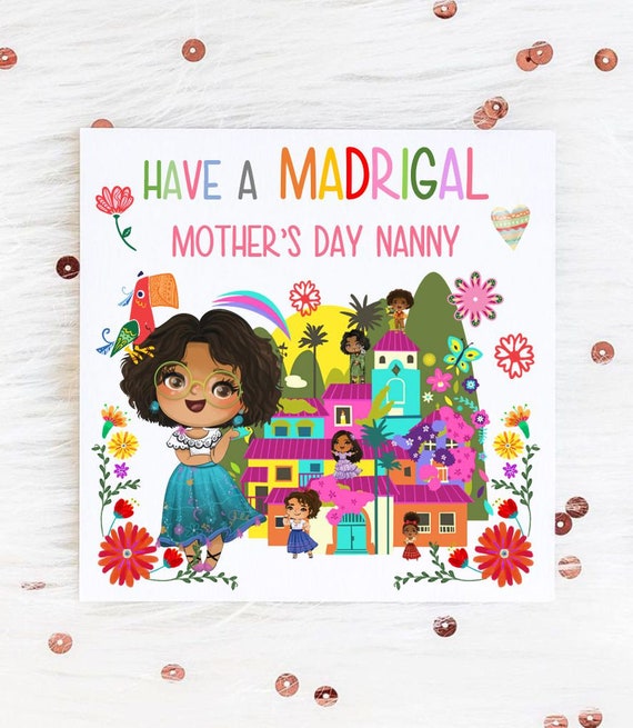Happy Birthday Dear Grandma Encanto Personalised Mother's Day Card For Nanny Encanto Card - Etsy India