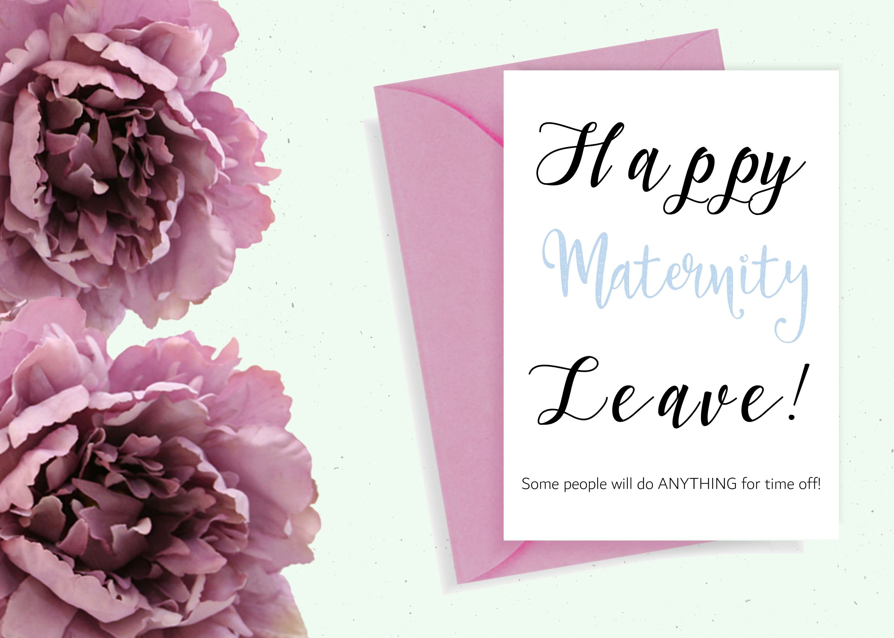 Maternity Leave Card Congratulations Pregnancy Card Mum to Be Etsy Canada