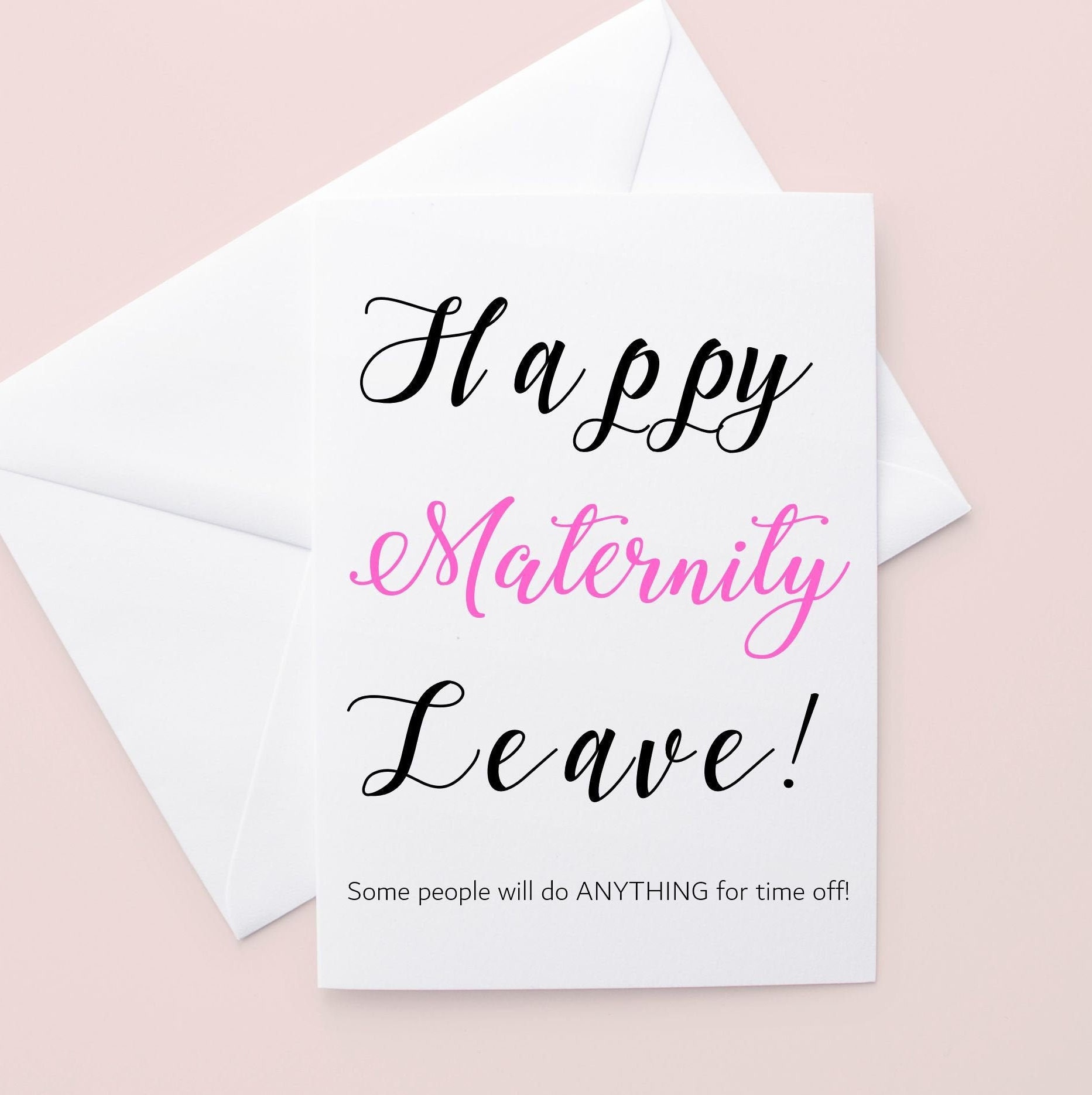 Maternity Leave Card Congratulations Pregnancy Card Mum to Be Etsy Canada