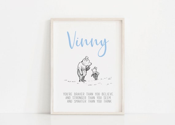 winnie the pooh personalised baby gifts