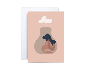 Uplifting Support & Encouragement Card - Holding Onto Hope Greeting Card for Strength and Care