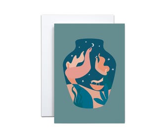 Mothers Love Card 5x7 Illustrated Print