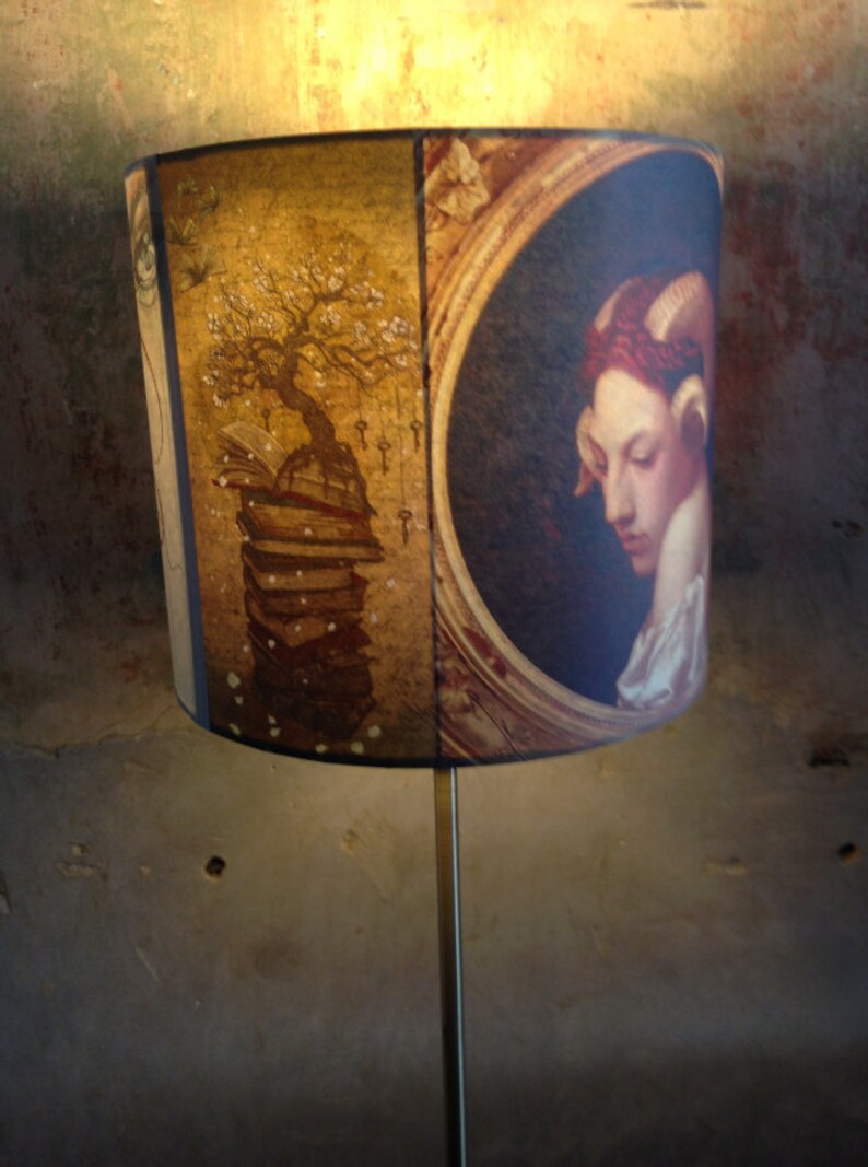 Oddity Baroque Freak Dark Decor Inspired Lampshade 'SHESSTRANGE' image 5