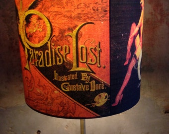 1800s Victoriana Madame boudoir inspired lamp shade 'PARADISELOST'