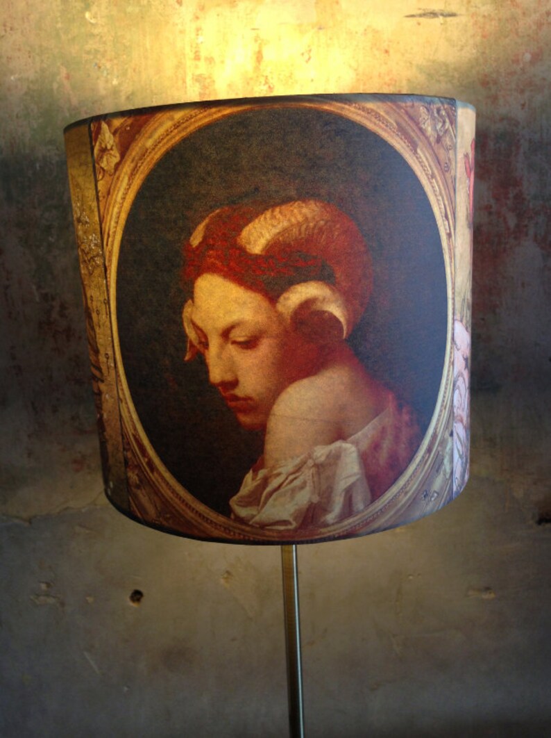 Oddity Baroque Freak Dark Decor Inspired Lampshade 'SHESSTRANGE' image 1