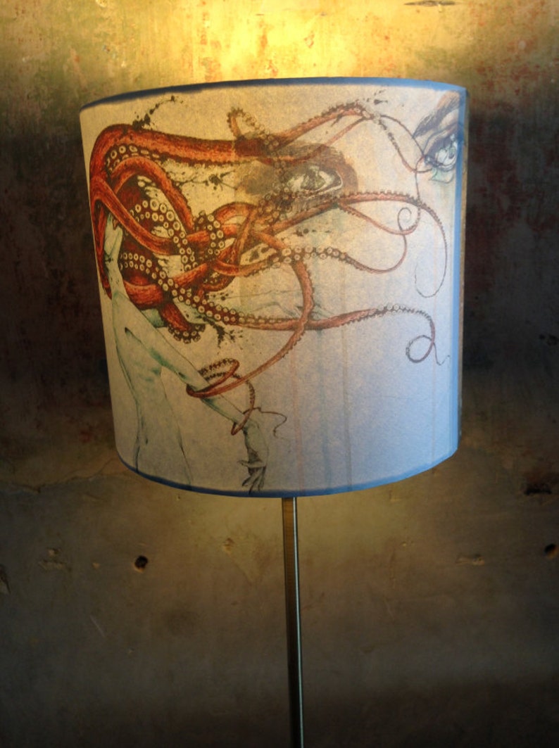 Oddity Baroque Freak Dark Decor Inspired Lampshade 'SHESSTRANGE' image 4