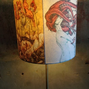 Oddity Baroque Freak Dark Decor Inspired Lampshade 'SHESSTRANGE' image 2