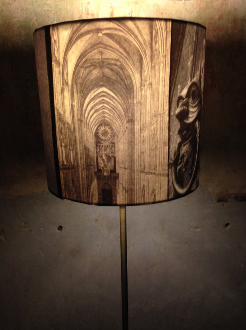 Historical Classical Gothic Architecture Inspired Lamp Shade Etsy UK