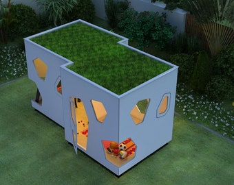 Casa de juegos de jardín KYOTO TWIN