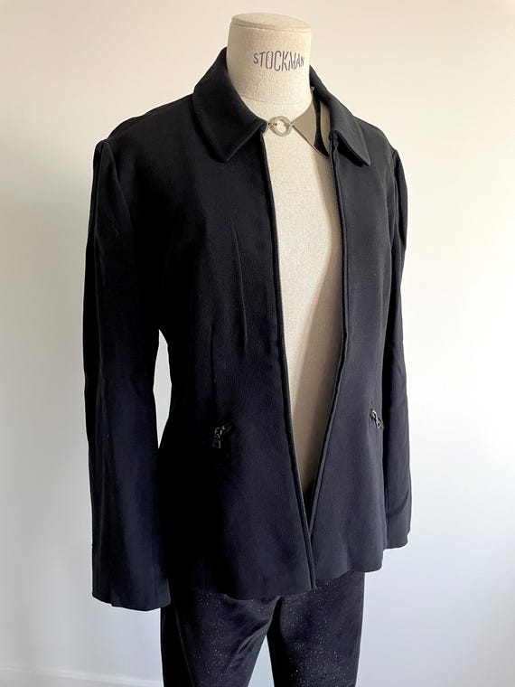 veste noire Prada