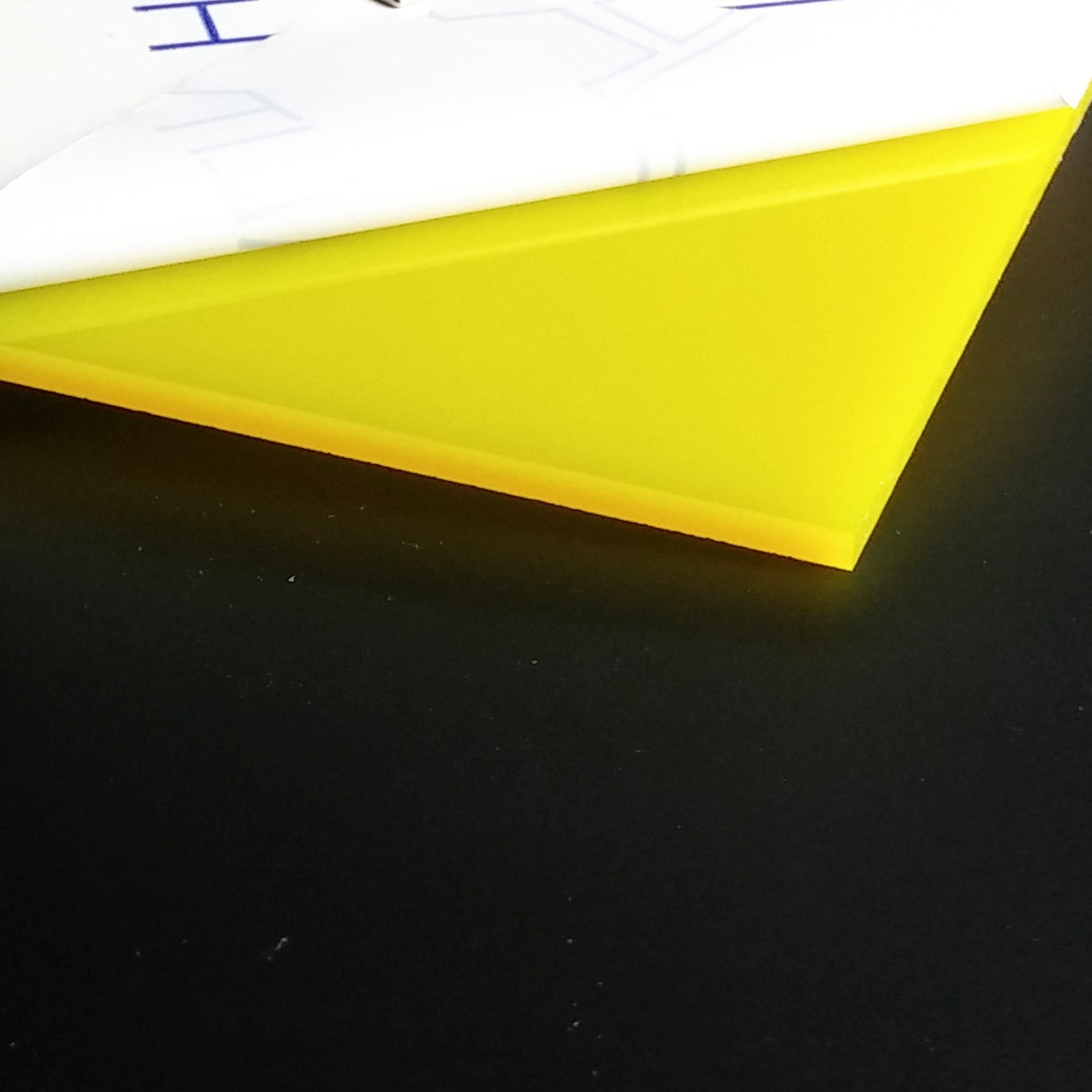 Yellow Gloss Acrylic Sheet Plexiglass Perspex Plastic Etsy