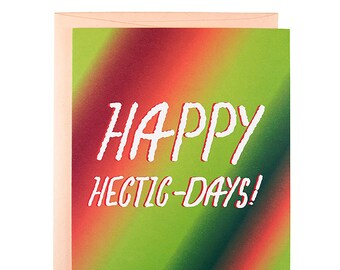 lustige hektische Tage Weihnachtskarte, lustige Feiertagskarte, clevere Weihnachtskarte, Weihnachten 2022, lustige Weihnachtskarte, lustige hektische Tage Karte