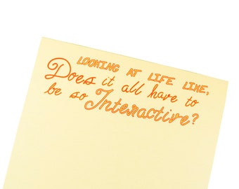 Lustige Notizblock, Auflistung Notizblock, Notizblock, Geschenk für sie, lustige lange Notizblock, niedliche Planer Zubehör, Briefpapier, Schreibtisch-Zubehör