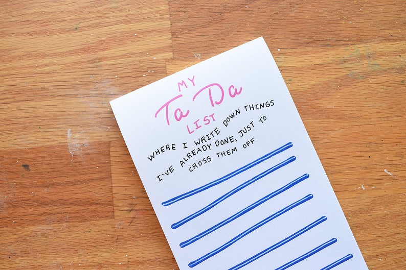 Funny Notepad Listing Notepad Note Pad Gift for Her Funny Etsy