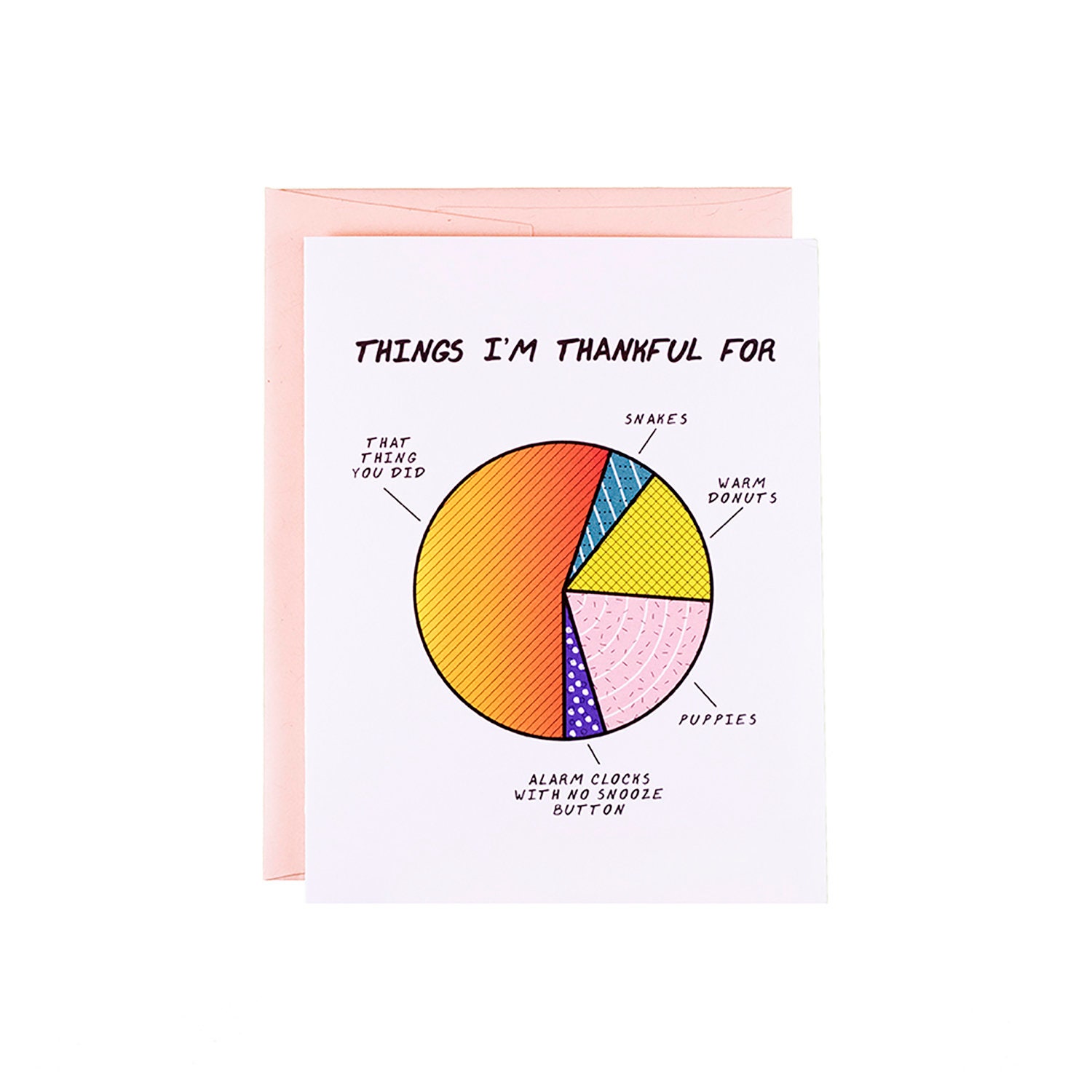 Lustige Danksagungskarten, Dankeschön für die beste Freundin, Dankeskarte für die beste Freundin, Dankeskarte, witzige Dankeskarte, Tortendiagramm