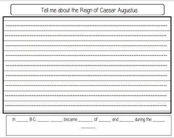 Claritas Homeschool Memory Work History Schreibbögen Zyklus 1