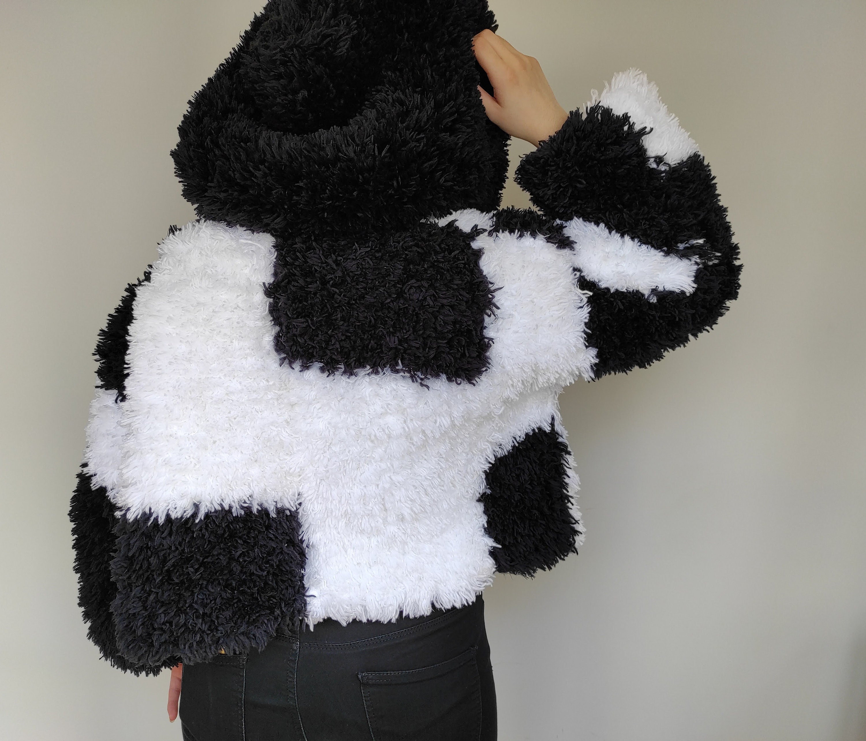 katina plush knit pullover