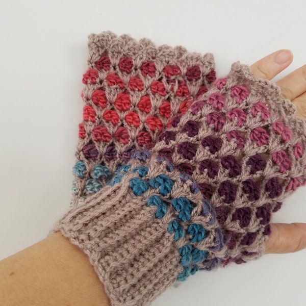 Crochet Fingerless Gloves