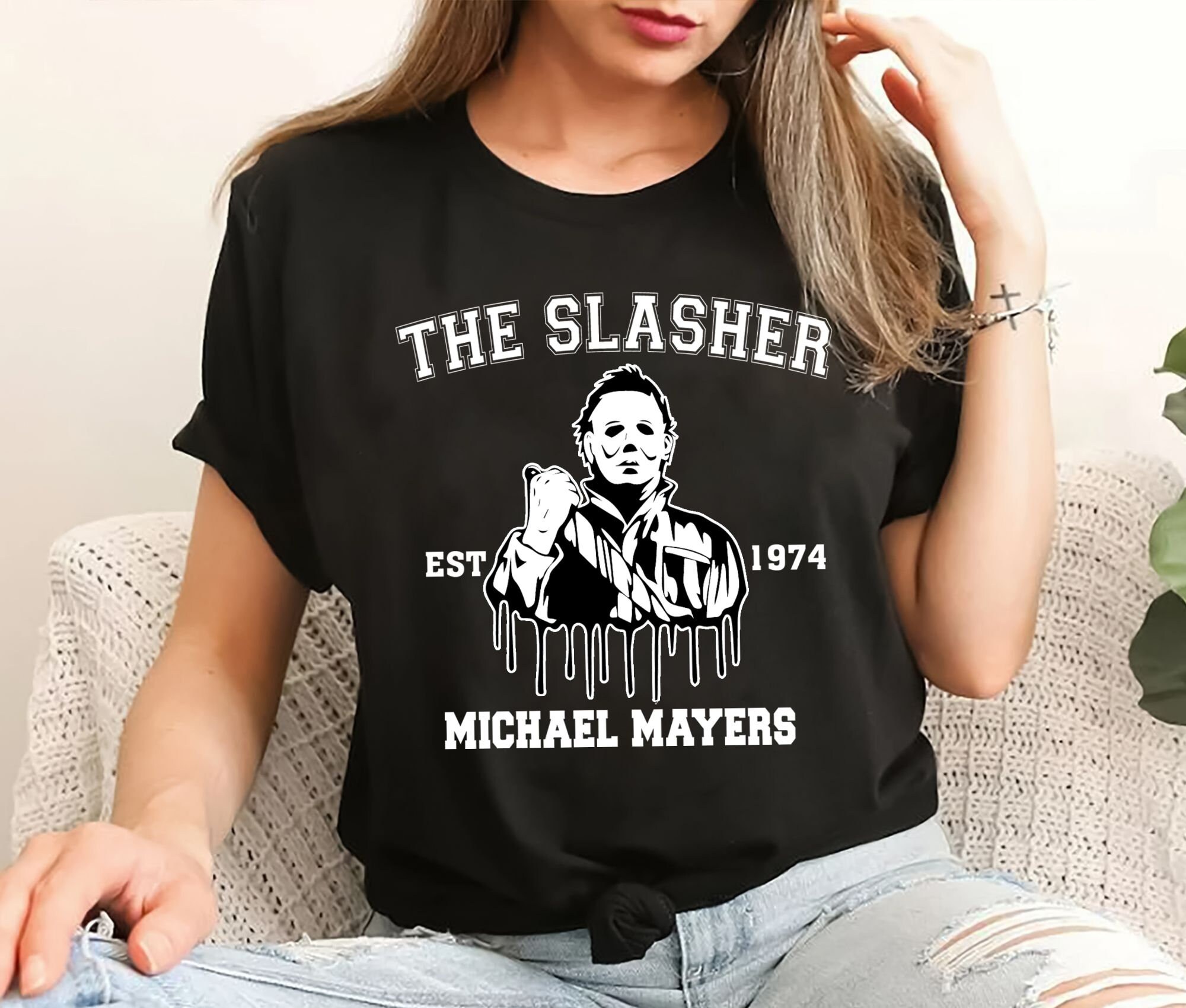 Scary Movies & Chill (Charcoal) Vintage Sweatshirt
