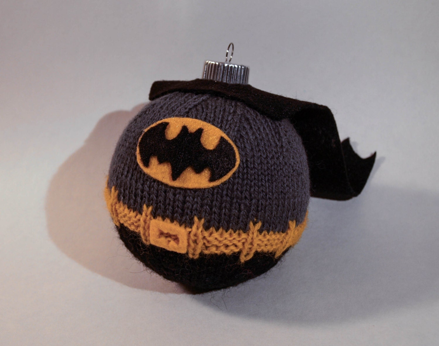 Knitting Kit: Batman Christmas Ornament - Etsy UK