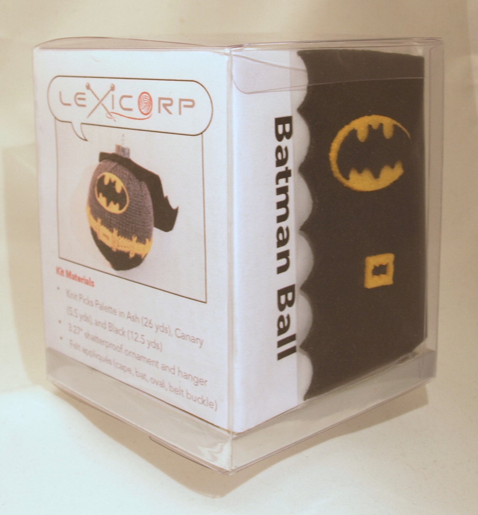 Knitting Kit: Batman Christmas Ornament - Etsy UK