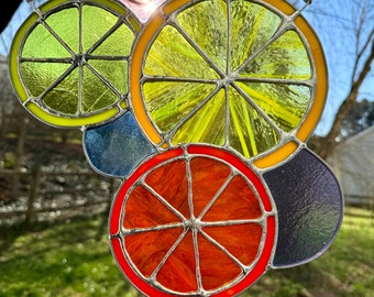 Panel de rodajas de cítricos