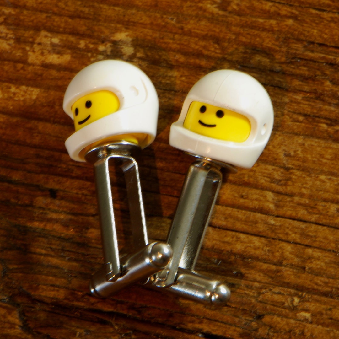 Mens Wedding Gift Spaceman Helmet Cufflinks Funky Hand - Etsy