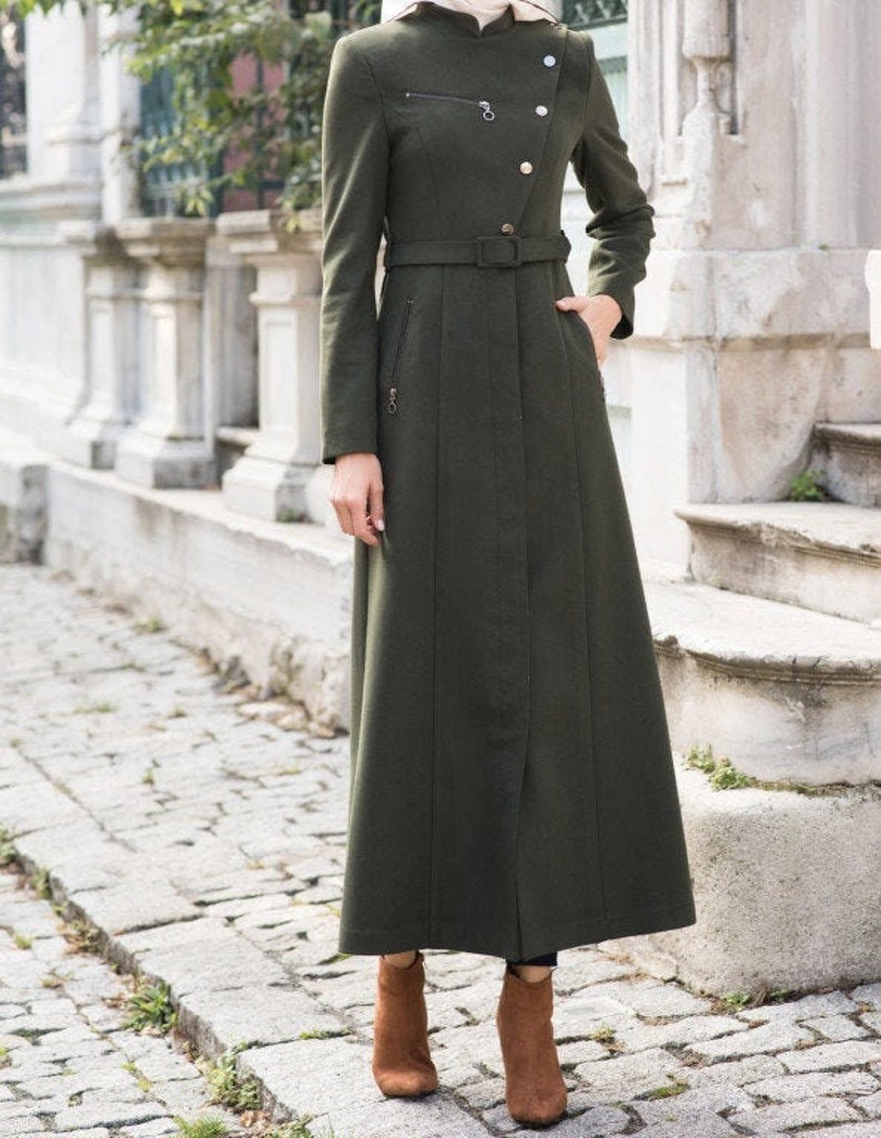 ankle long winter coat