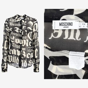 Moschino Transparent Shirt