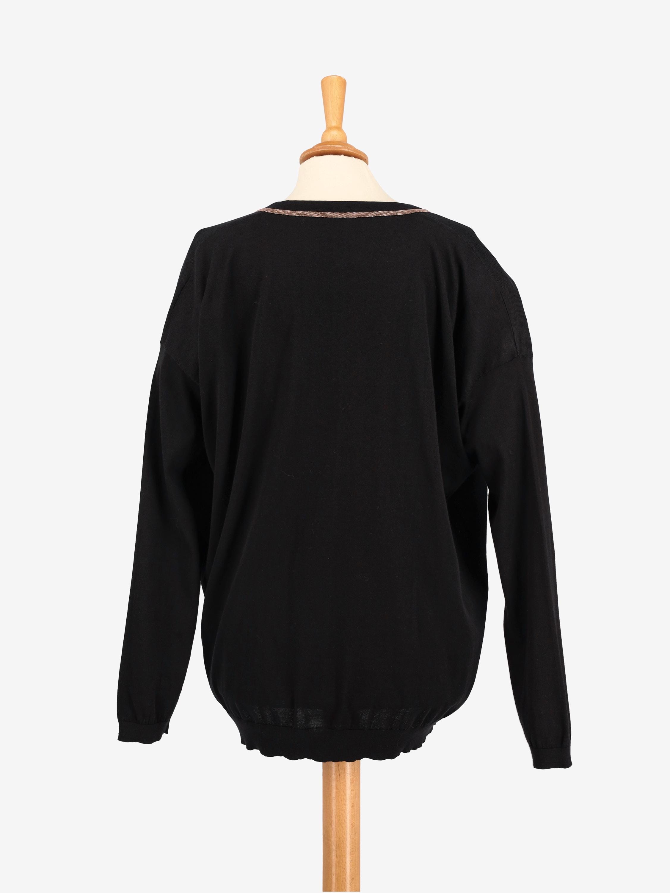 Brunello Cucinelli MH1262808C101 関税送料込 Brunello Cucinelli Maxi Sweater With Chain - Etsy