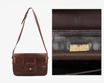 Vintage Brown Crossbody Bag
