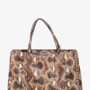 Valentino Python-shopper afbeelding 3
