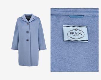Prada Indigo Overcoat