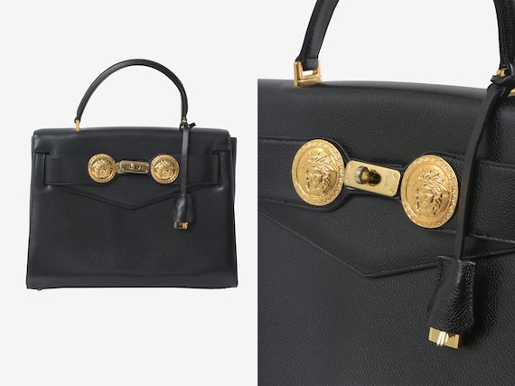 Gianni Versace Medusa Handbag 90s Etsy Ireland
