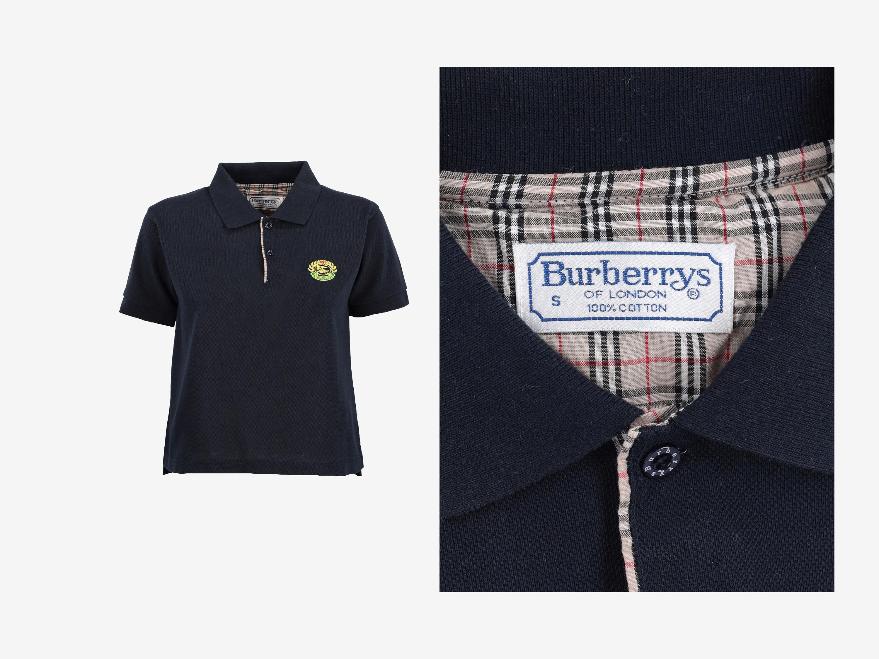 90s Burberry polo shirt ミニ丈 ヴィンテージ　ピチt 90s Burberry polo shirt ミニ丈 ヴィンテージ ピチt - メルカリ