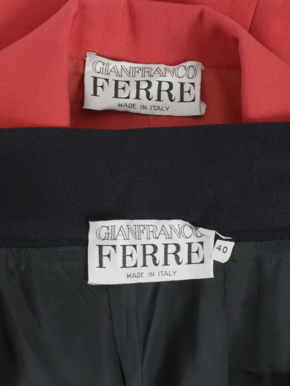 Gianfranco Ferré Wool Suit With Scarf - 80s - Etsy