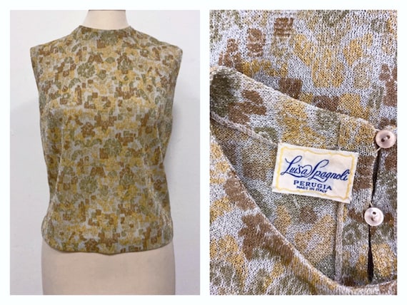 LUISA SPAGNOLI Made in Italy vintage 1960s jersey