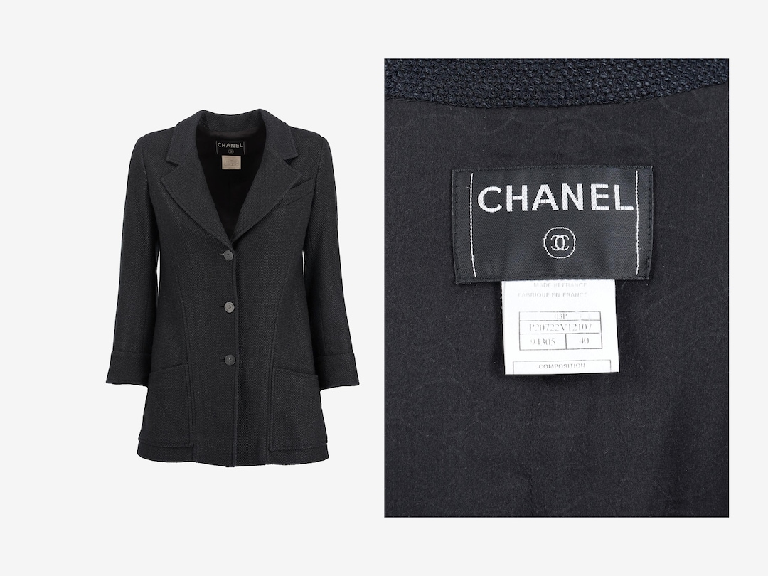 CHANEL シルバーグレイ レザージャケット ジャケット ユニセックス 671－60 アッシュグレー （4L