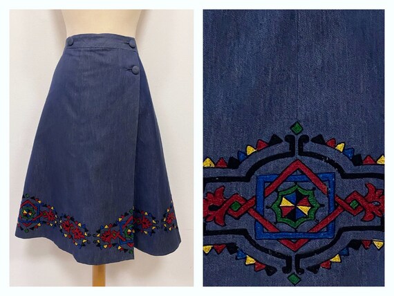 PIROVANO Made in Italy vintage 1970s 1980s blue de