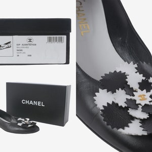 Chanel Leather Ballerina Shoes